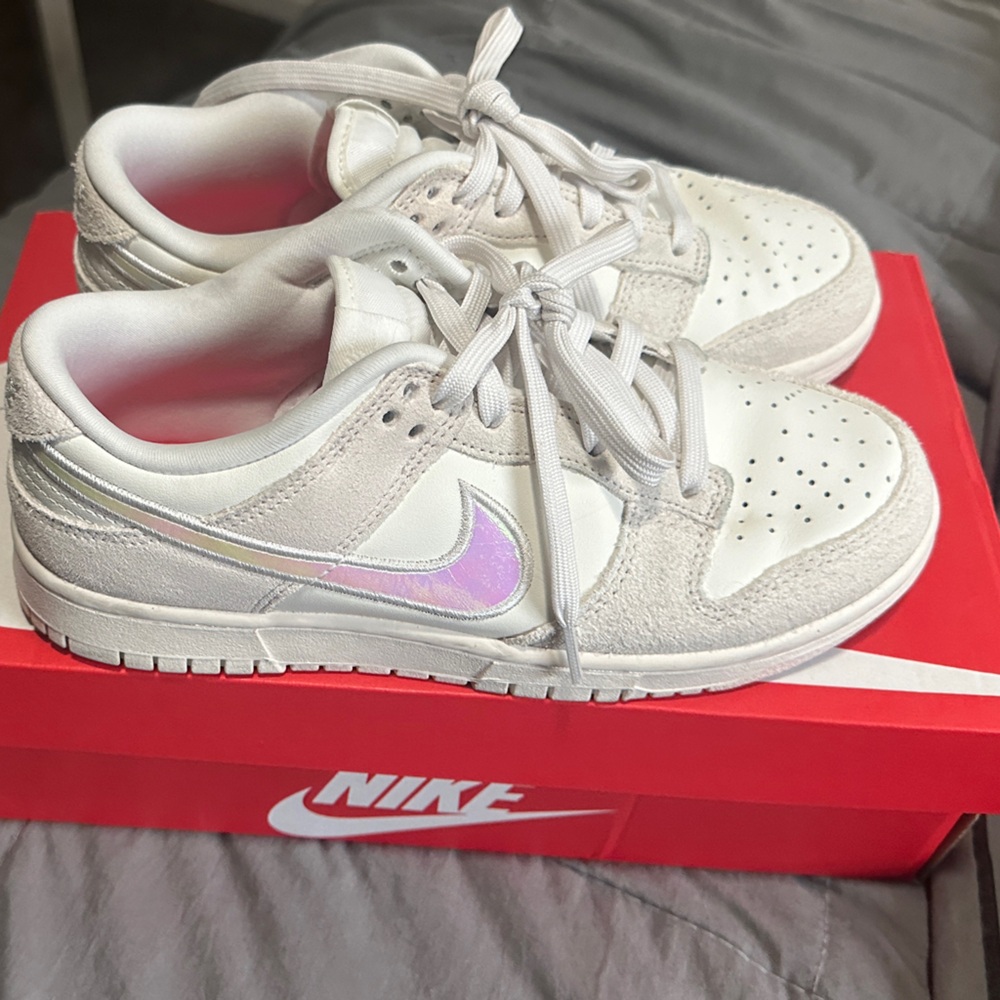 Womens Iridescent Nike dunks